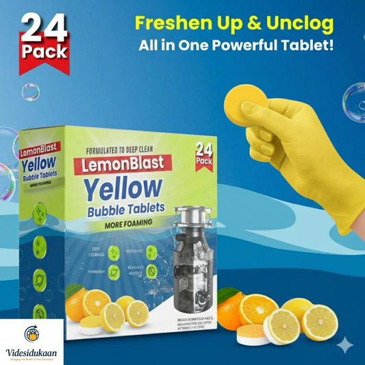 LemonBlast Yellow Bubble Tablets (Pack of 24) — BUY 12 GET 12 FREE