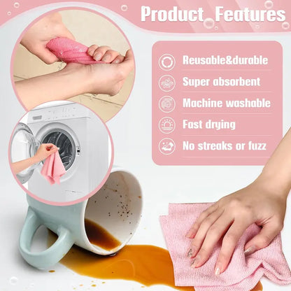 Microfiber Cleaning Cloth (20 Sheets)